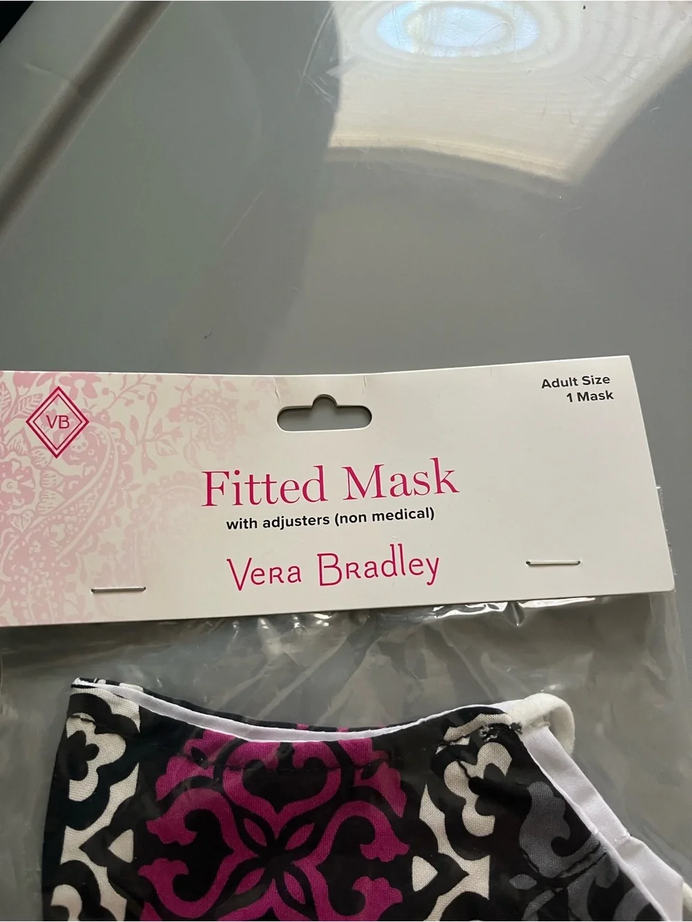 Vera Bradley Face Mask Cranberry Magenta